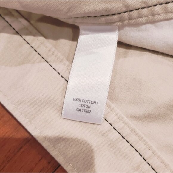 Mens Banana Republic 100% Cotton Street Khaki Straight Fit Pants- 31/30 - Picture 5 of 9